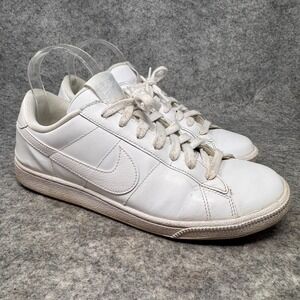 Nike Court Royale Womens Size 9.5 White Athletic Leather‎ Tennis Shoes Sneakers